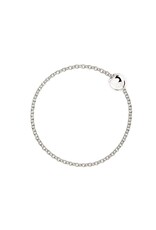 dodo Bracelet argent 17 cm fermoir pépite DoDo DBPEP17/A/9/K