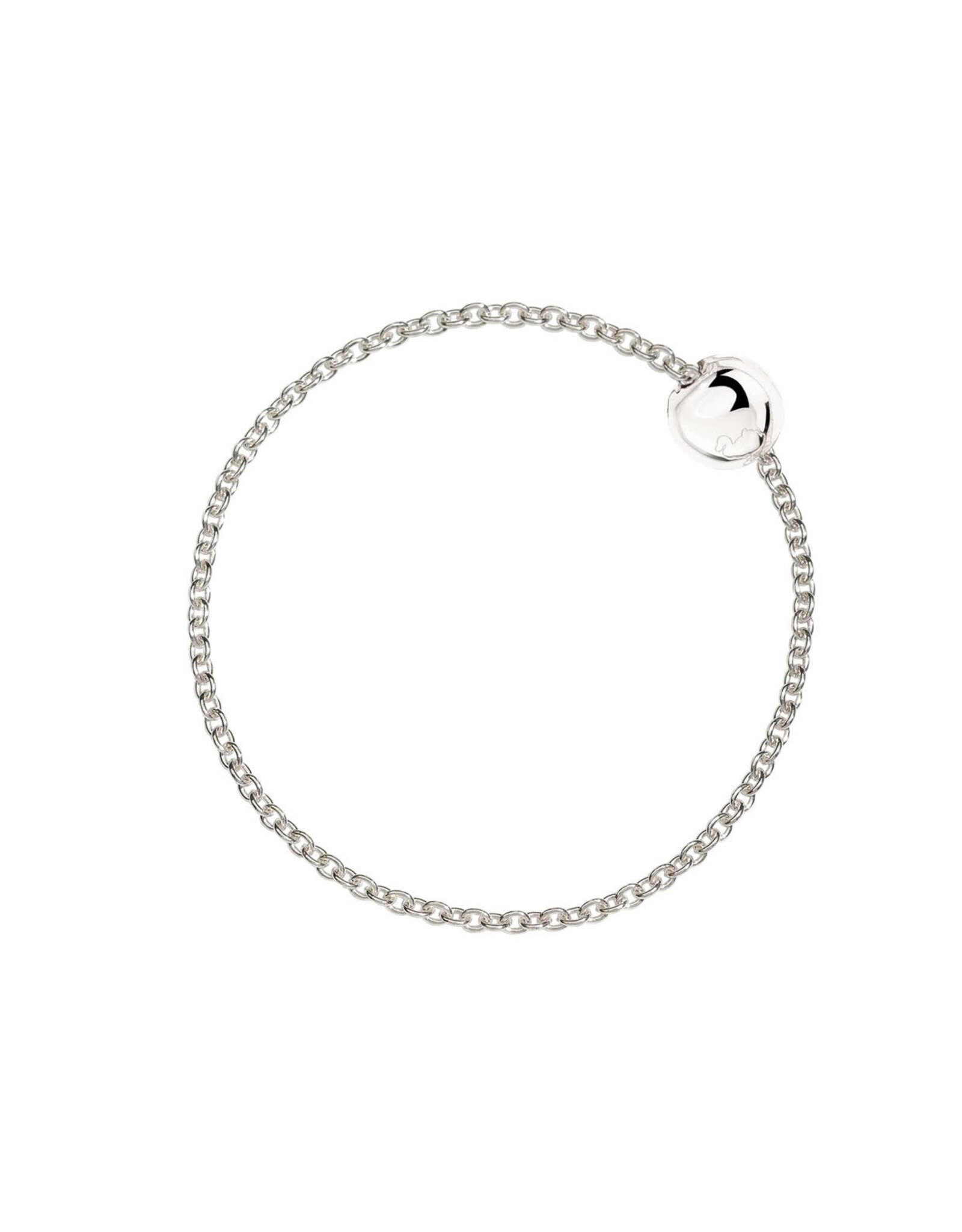 dodo Bracelet argent 17 cm fermoir pépite DoDo DBPEP17/A/9/K