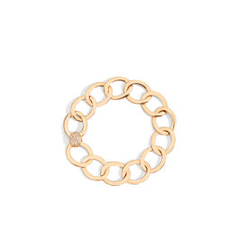 POMELLATO Br BRERA or rose diamants bruns 17 cm POMELLATO B.B910/BRO7/17