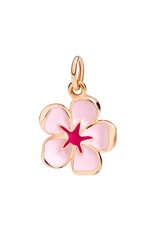 dodo Charm fleur de cerisier or rose 9K émail rose DoDo DMFIOG/G/RO/9/K