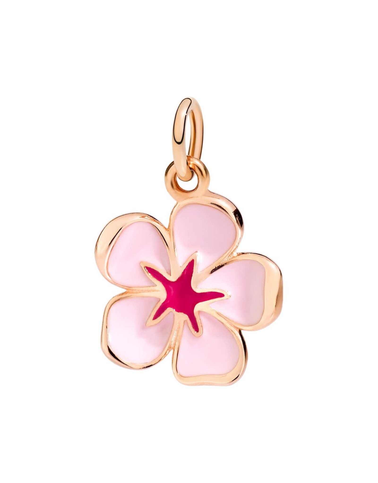 dodo Charm fleur de cerisier or rose 9K émail rose DoDo DMFIOG/G/RO/9/K