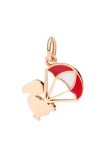 dodo Pendentif DoDo parachute or rose 9K émail coloré DoDo DMEVO/DO/9/K