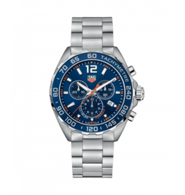 Tag Heuer Formula 1 chrono cadran bleu bracelet acier CAZ1014.BA0842
