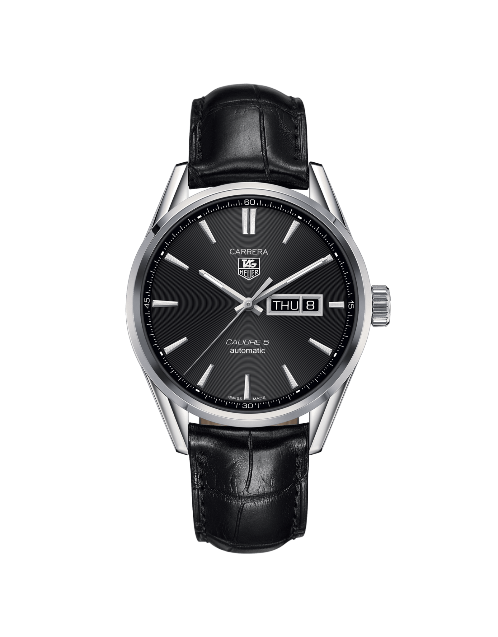 Tag Heuer Carrera auto DD noir alligator noir 41 mm TAGHEUER