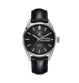 Tag Heuer Carrera auto DD noir alligator noir 41 mm TAGHEUER