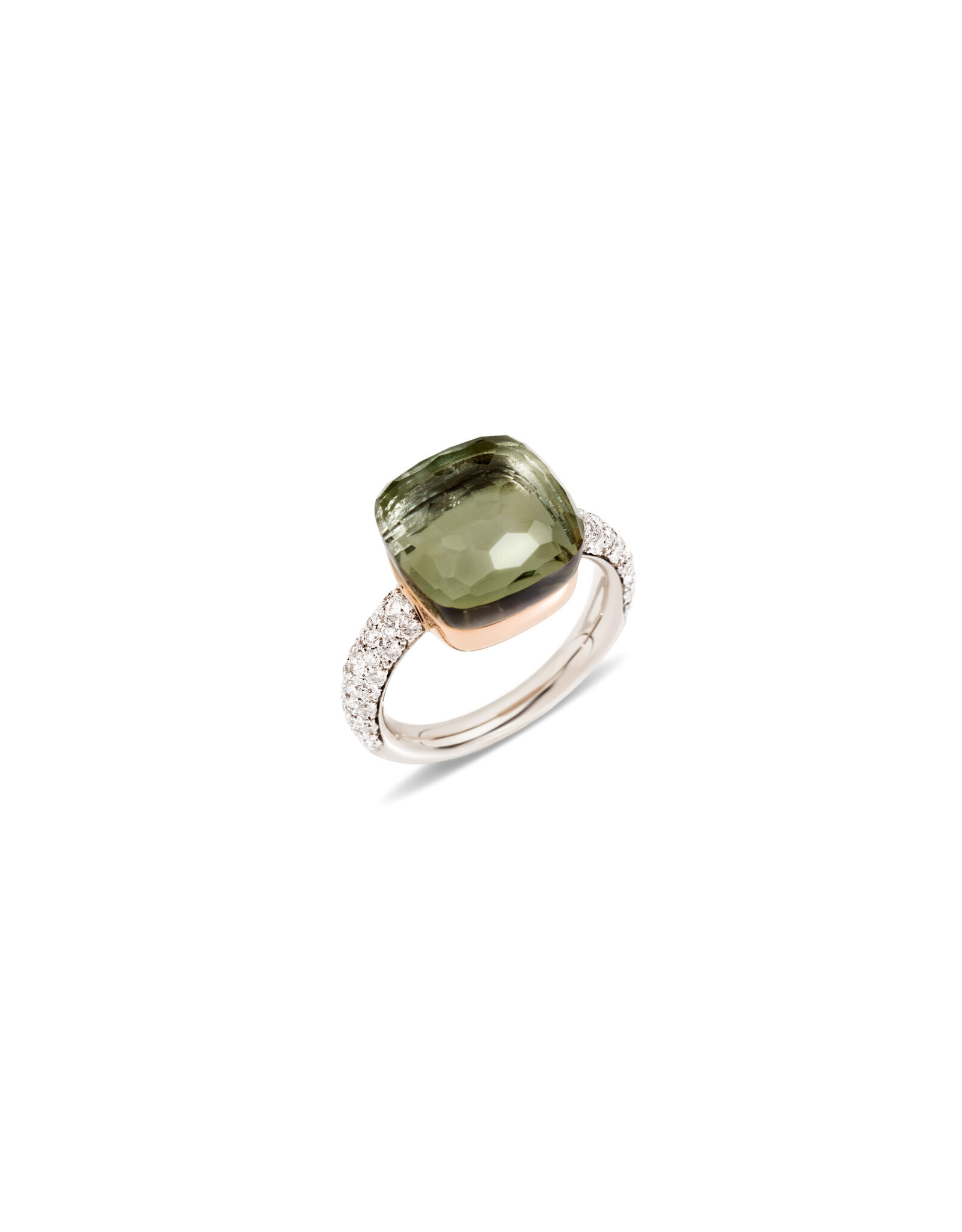 POMELLATO Bg NUDO grande prasiolite diamants 54 POMELLATO A.B401/B9O6PA-54