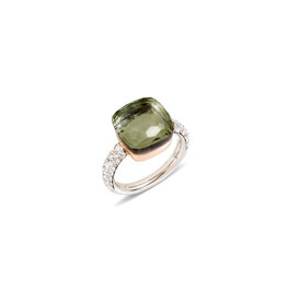 POMELLATO Bg NUDO grande prasiolite diamants 54 POMELLATO A.B401/B9O6PA-54