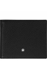 MONTBLANC Wallet soft grain 9cc pocket black MONTBLANC