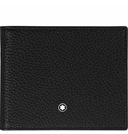 MONTBLANC Wallet soft grain 9cc pocket black MONTBLANC