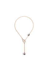 POMELLATO Collier NUDO 53 cm 2 obsidiennes POMELLATO C.B905BBO62OS/53
