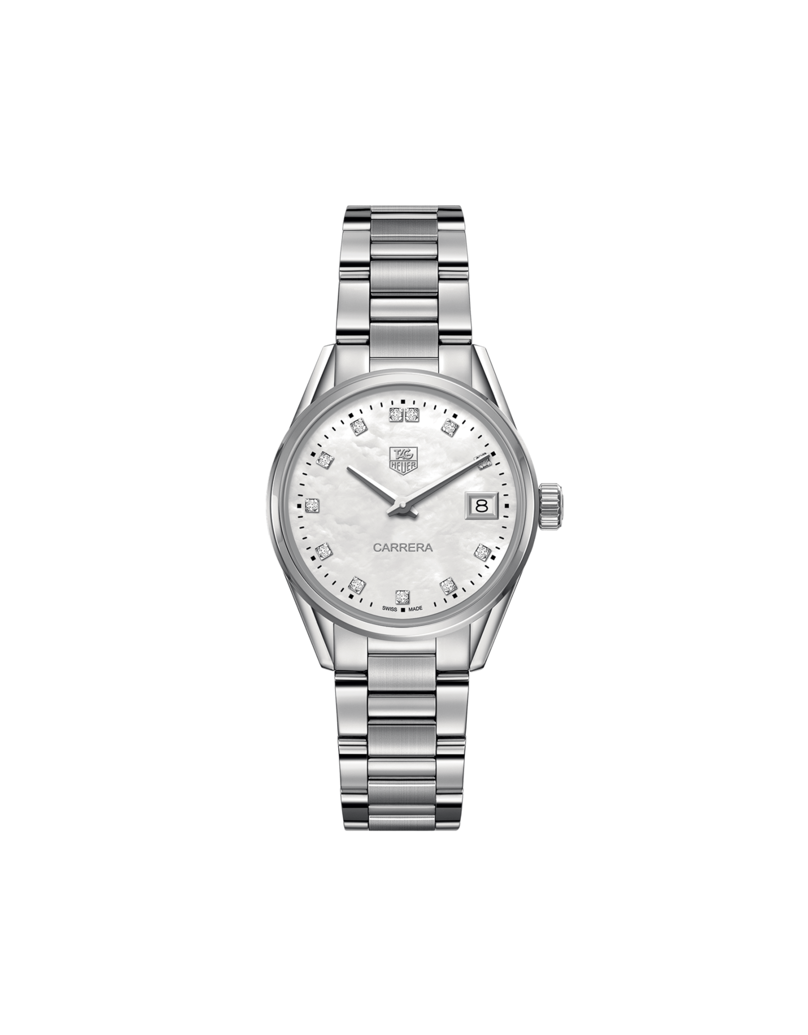 Tag Heuer Carrera dame 32 mm index brillants WAR1314.BA0778 TAGHEUER