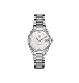 Tag Heuer Carrera dame 32 mm index brillants WAR1314.BA0778 TAGHEUER