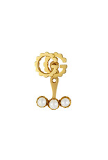 GUCCI Bo RUNNING G single or jaune accessoire perle GUCCI