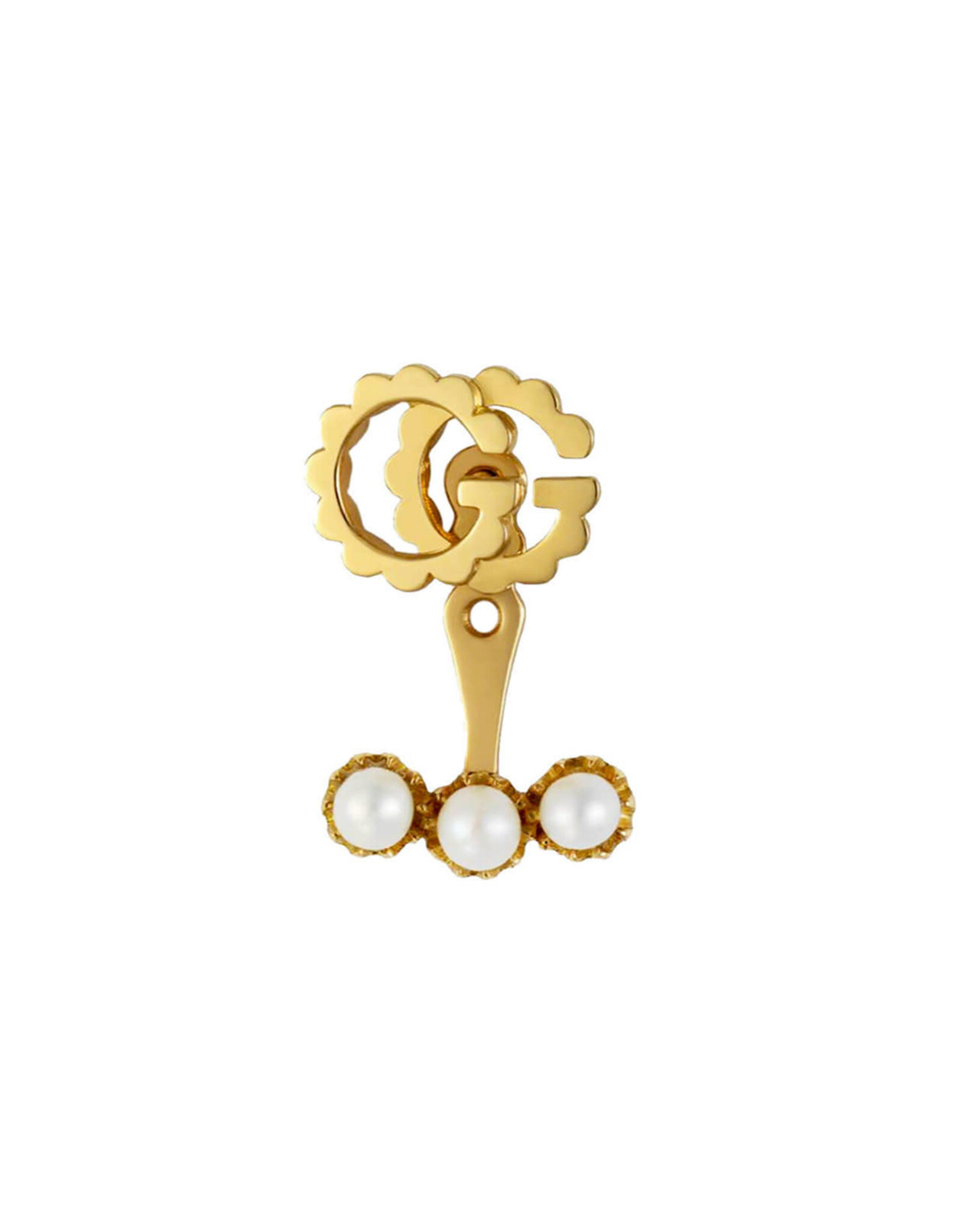 GUCCI Bo RUNNING G single or jaune accessoire perle GUCCI