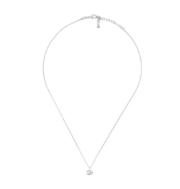 GUCCI Collier RUNNING G or blanc 37/42 cm GUCCI