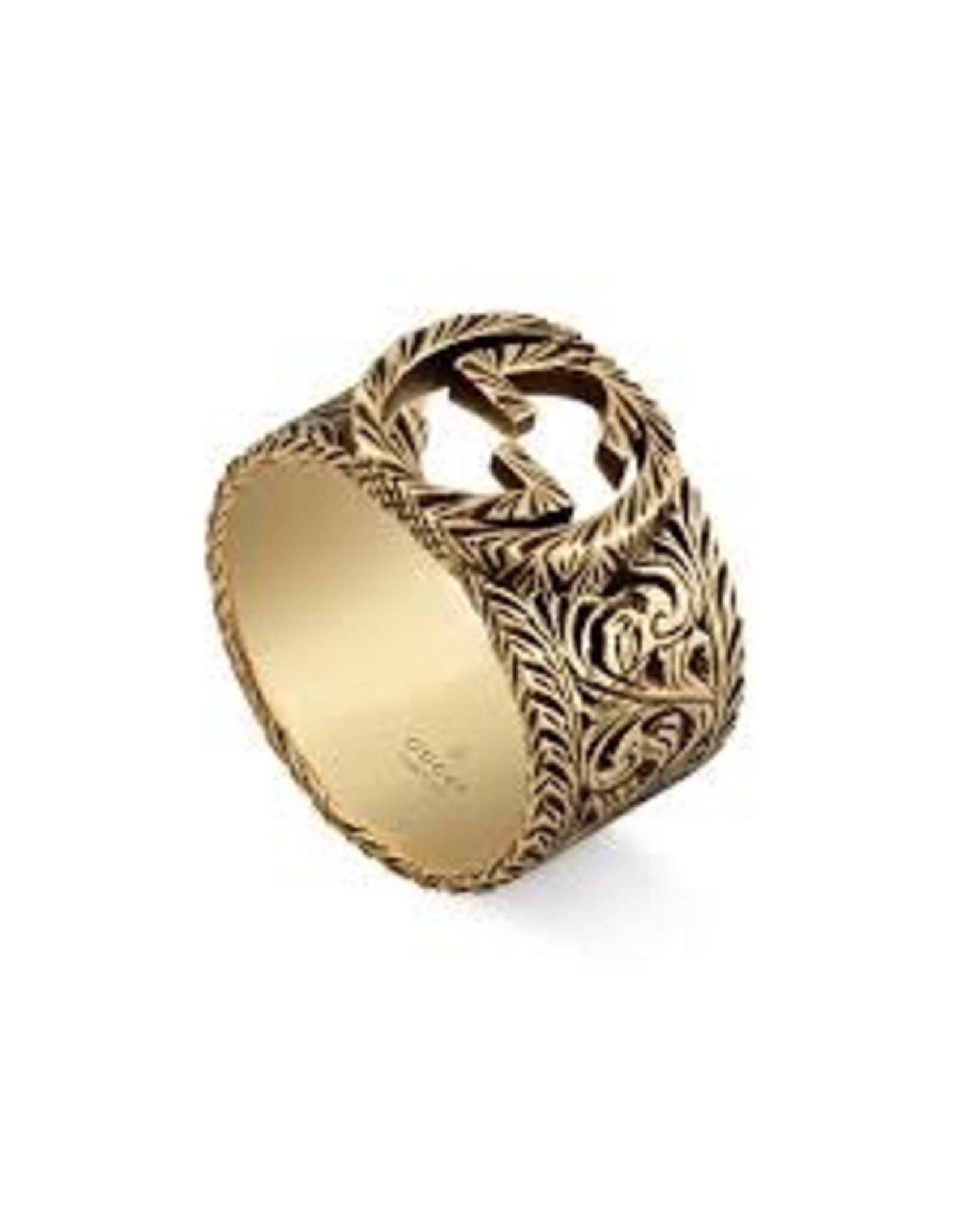 GUCCI Bg interlocking 12 mm  or jaune 55 GUCCI