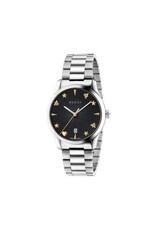 GUCCI G-TIMELESS MD BLACK guilloche signature GUCCI