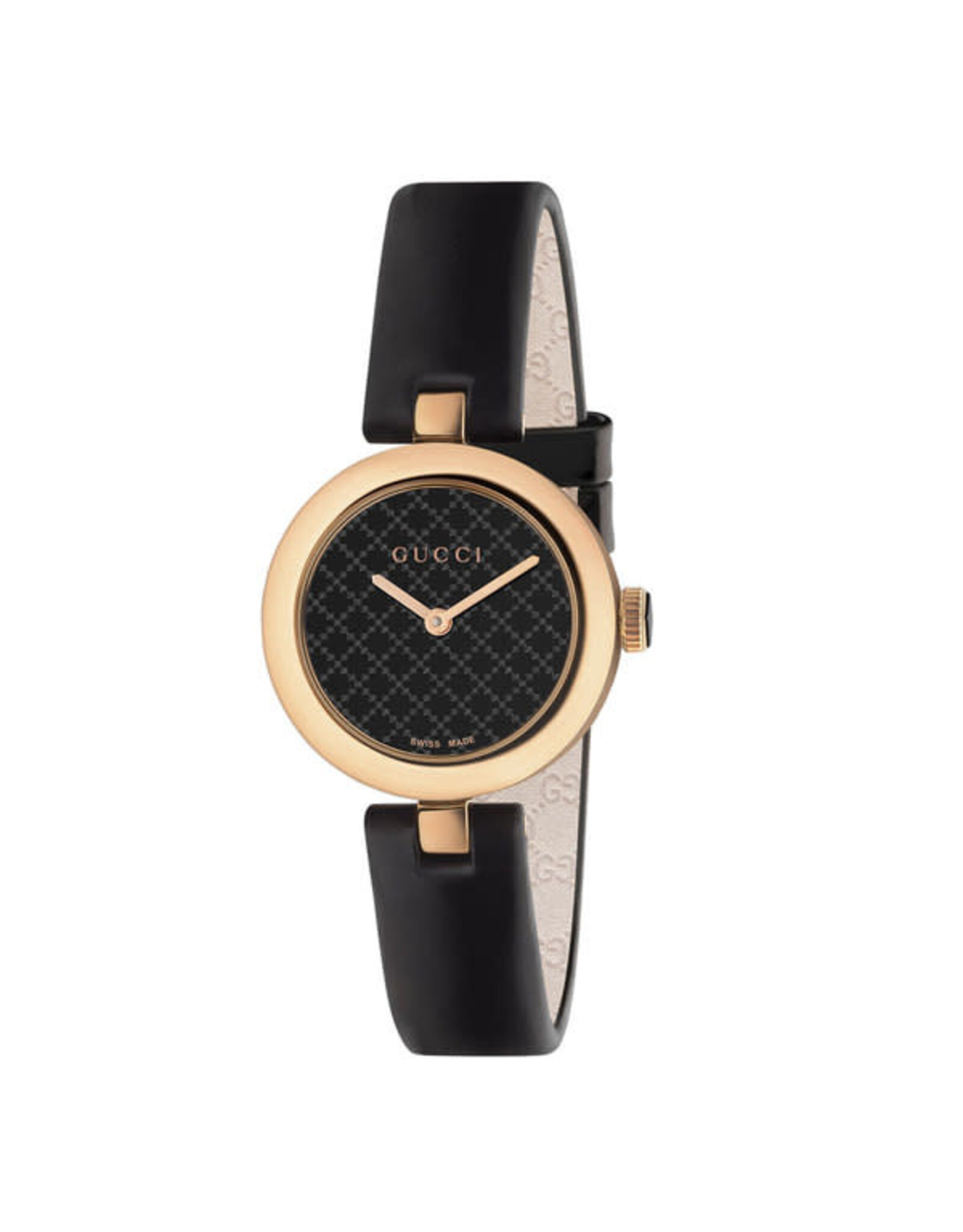 GUCCI DIAMANTISSIMA SM27 BLACK plaqué rose GUCCI