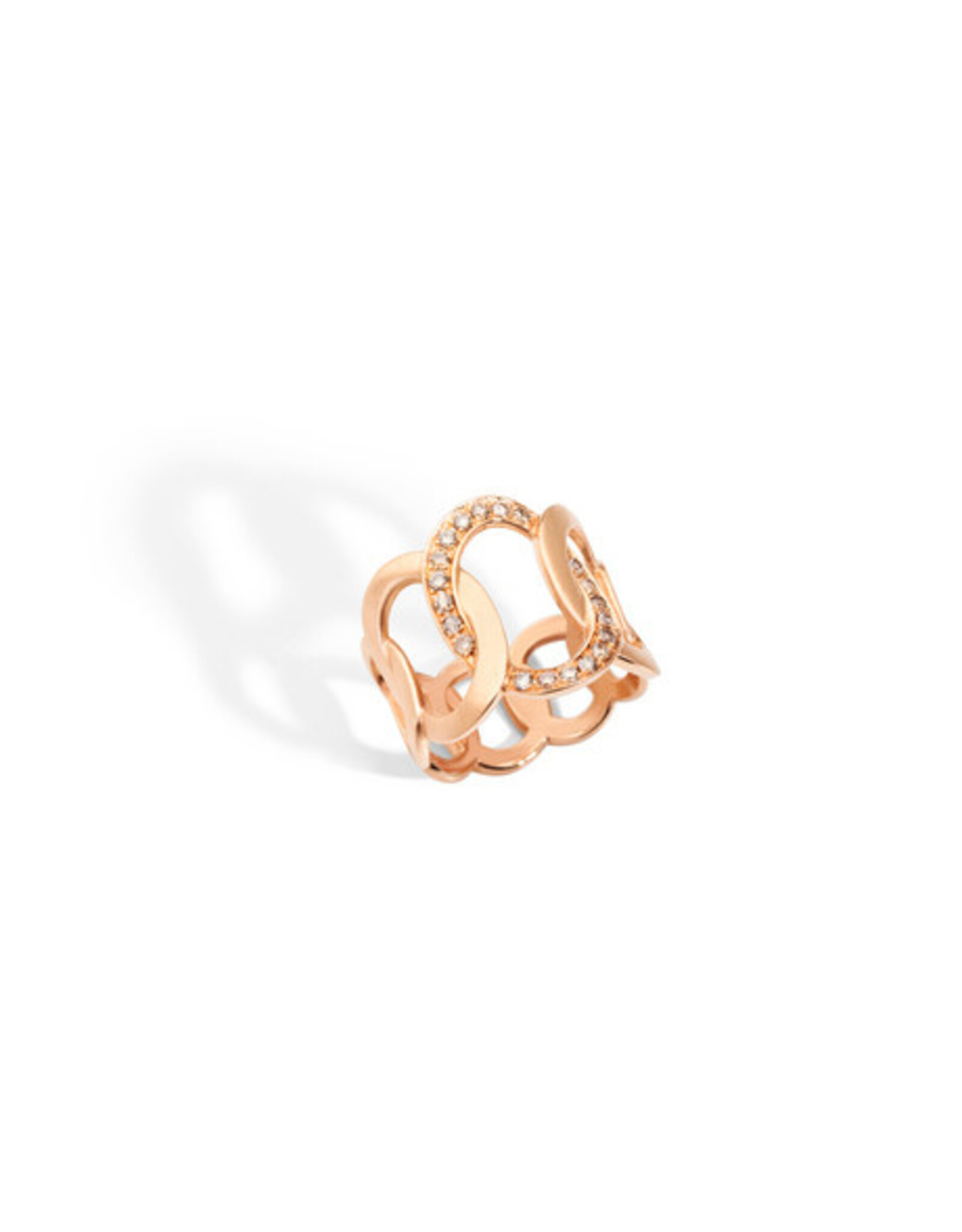 POMELLATO Bg BRERA or rose 20 diamants bruns 54 POMELLATO A.B910/BR/O7-54