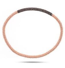 PESAVENTO Bracelet souple plaqué or rose PESAVENTO