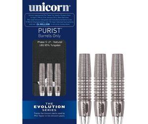 unicorn PURIST PhaseⅢ Unicorn Purist Evolution Phase 3 Steel Tip Barrels Only - 24gm