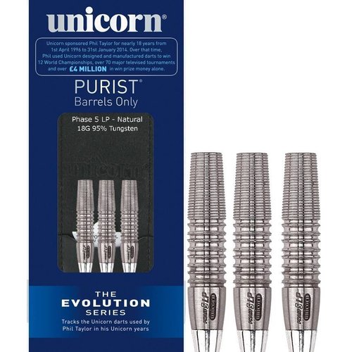 Unicorn Unicorn Purist Evolution Phase 5 LP 95% Soft Tip Darts