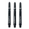 Harrows Harrows Supergrip Spin Black and Silver Darts Shafts