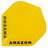 Amazon 100 Transparent Yellow Darts Flights