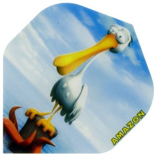 Ruthless Amazon Cartoon Pelican Darts Flights