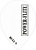 Bull's Powerflite - Pear Solid White Darts Flights