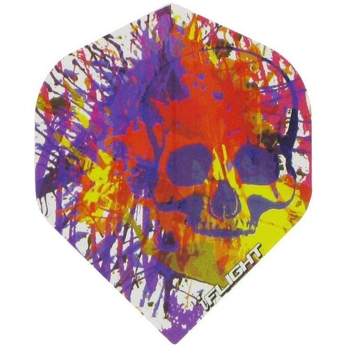 Pentathlon i - Skull Painted Darts Flights