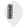 Pentathlon Pentathlon Pear Solid White Darts Flights