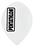 Pentathlon Pear Solid White Darts Flights