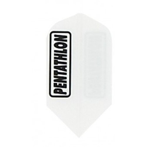 Pentathlon Pentathlon Slim Solid White Darts Flights