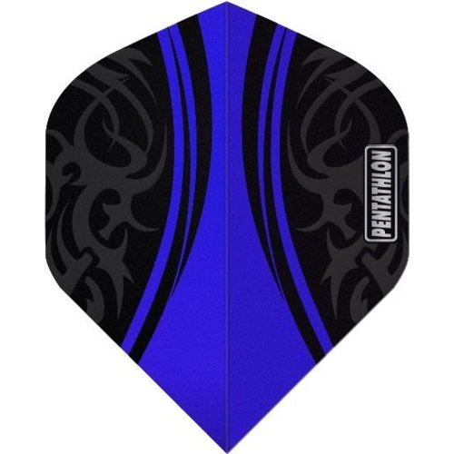 Pentathlon Pentathlon Tribal Clear Blue Darts Flights