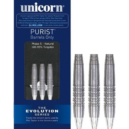 Unicorn Unicorn Purist Evolution Phase 5 95% Soft Tip Darts