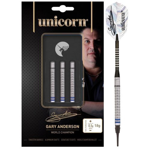 Unicorn Unicorn Gary Anderson W.C. Phase 3 90% Soft Tip Darts