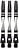 Unicorn Aluminum Twist Black Medium Darts Shafts