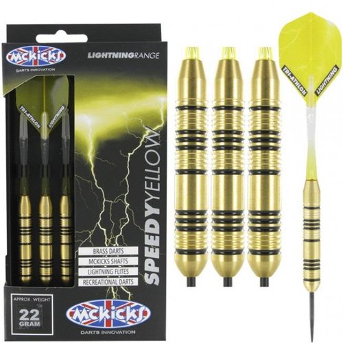 McKicks McKicks Speedy Yellow Brass 22 g Darts