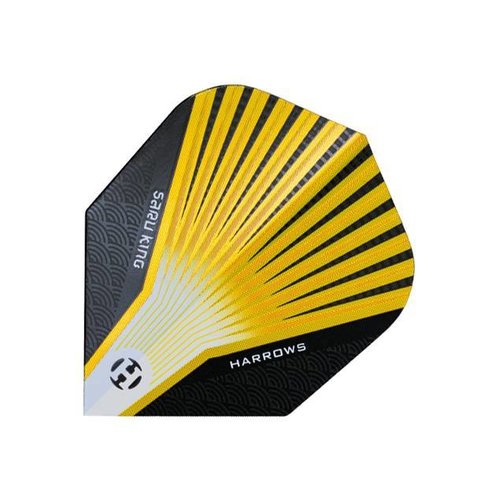 Harrows Harrows Prime Yellow Fan Saru King Darts Flights