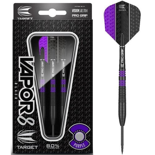 Target Target Vapor-8 Flight Black-Purple 80% Darts