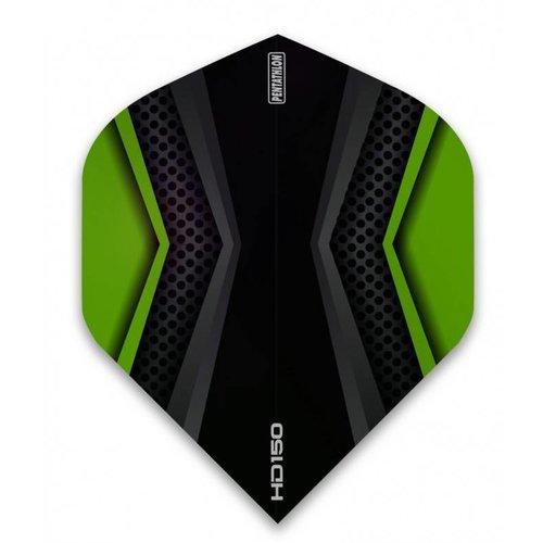 Pentathlon Pentathlon HD150 Black-Green Darts Flights