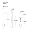 Harrows Harrows Clic System Slim Clear Darts Shafts