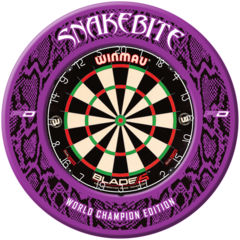 Red Dragon Peter Wright Snakebite World Champion 2020 Dartboard Surround