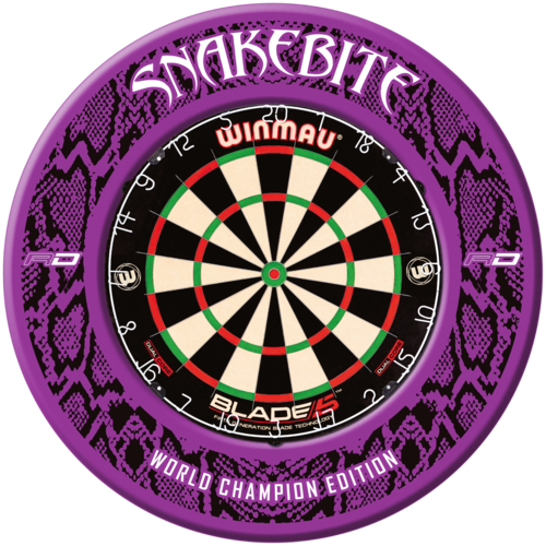 Red Dragon Red Dragon Peter Wright Snakebite World Champion 2020 Dartboard Surround