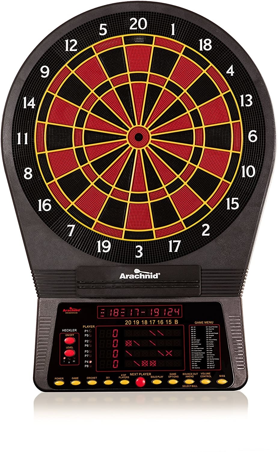 arachnid cricketpro 800 electronic dartboard