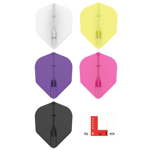 L-Style L-Style Champagne EZ L3 Shape White Darts Flights