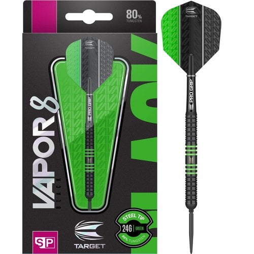 Target Target Vapor-8 Flight Black-Green Swiss Point 80% Darts