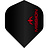 Mission Logo Std NO2 Black & Red Darts Flights