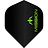 Mission Logo Std NO2 Black & Green Darts Flights